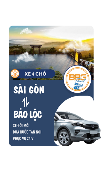 Thuê Xe 4 Chỗ Sài Gòn Đi Bảo Lộc